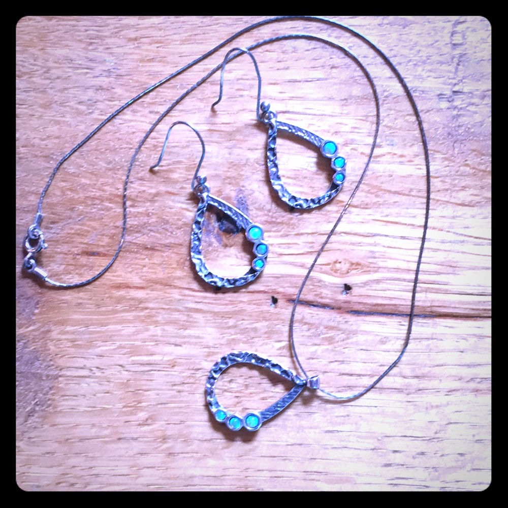 Shablool SS blue opal set